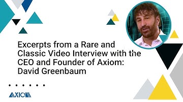 A Message from Axiom