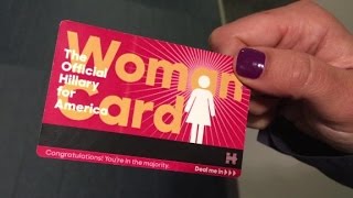 Video thumbnail of "Trump's 'woman card' comment leads to this..."