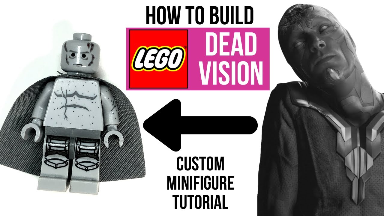 Transformer genert Mod viljen HOW TO Build DEAD VISION as a Custom LEGO Minifigure - YouTube