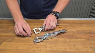 Dunn & Watson Bolt On Heavy Duty Over Centre Fastener
