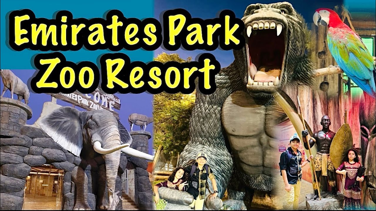 EMIRATES ZOO PARK & Resort 2025 | Me at the Zoo | Abu Dhabi | Animal Encounters, Stay Info & Feeding