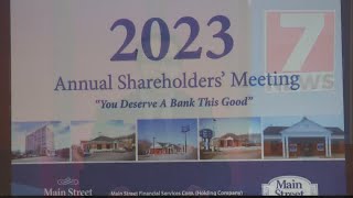 Main Street Bank hosts 22nd annual Meeting of Shareholders