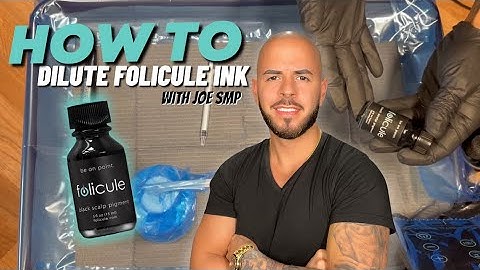 How to Mix INK for Scalp Micropigmentation | Folicule Pigment