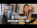 6:00am MORNING ROUTINE | cycling class, favorite jeans & mini unboxing!