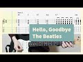 The Beatles - Hello, Goodbye Guitar Cover With Tab