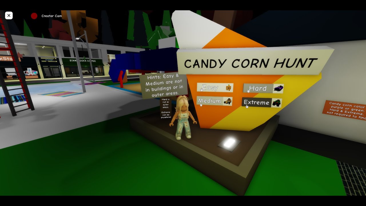 New Candy Corn Hunt (Roblox Brookhaven) YouTube