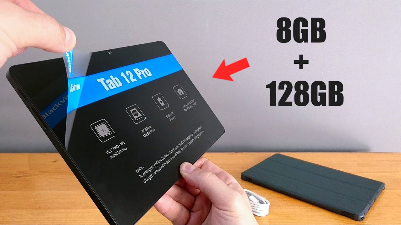 Tablette Blackview Tab 12 Pro 10,1 Unisoc T606 8 Gb Ram 128 Gb