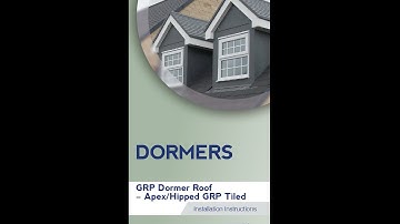 New Stormking Ltd GRP Dormer Roof - GRP Apex-Hipped GRP Tiled Top Dormer Roof Fixing Video
