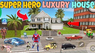 super hero buy a new luxury house in rope hero vice town | black spider 2.0