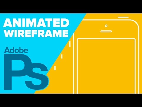 How to Create an iPhone Wireframe Animation in Photoshop!