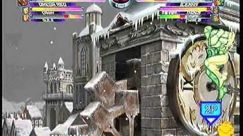 MvC2 Online (360): Flapp (Gui/OR/Cam) vs Brett (Cha/Ice/Tha) 9 .:6.15.11:.