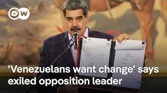 Thumbnail for Exiled Venezuelan opposition leader welcomes US pressure on President Maduro | DW News