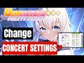 How to Change Concert Settings in Umamusume Pretty Derby