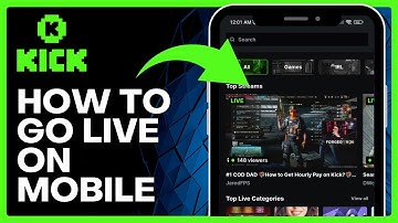 How To Go LIVE On Kick With Mobile Phone (2024 Tutorial)