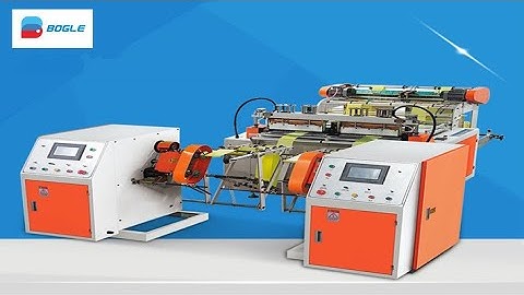 Rolling coreless garbage bag making machine (Automatic change rolls)