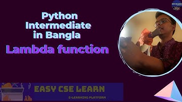 Python intermediate in Bangla |  Agenda and Lambda function |