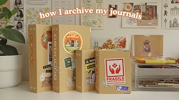 How I Archive My Journals 📔 Traveler