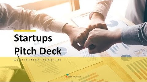 Startup Pitch Deck powerpoint animation template