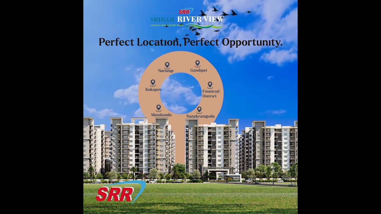 Premium Luxury 3BHK and 4BHK flats for sale | Prime Location | Sriram River View - Hyderabad