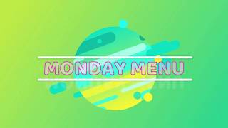 Adult Summer Reading Program Monday Menu!