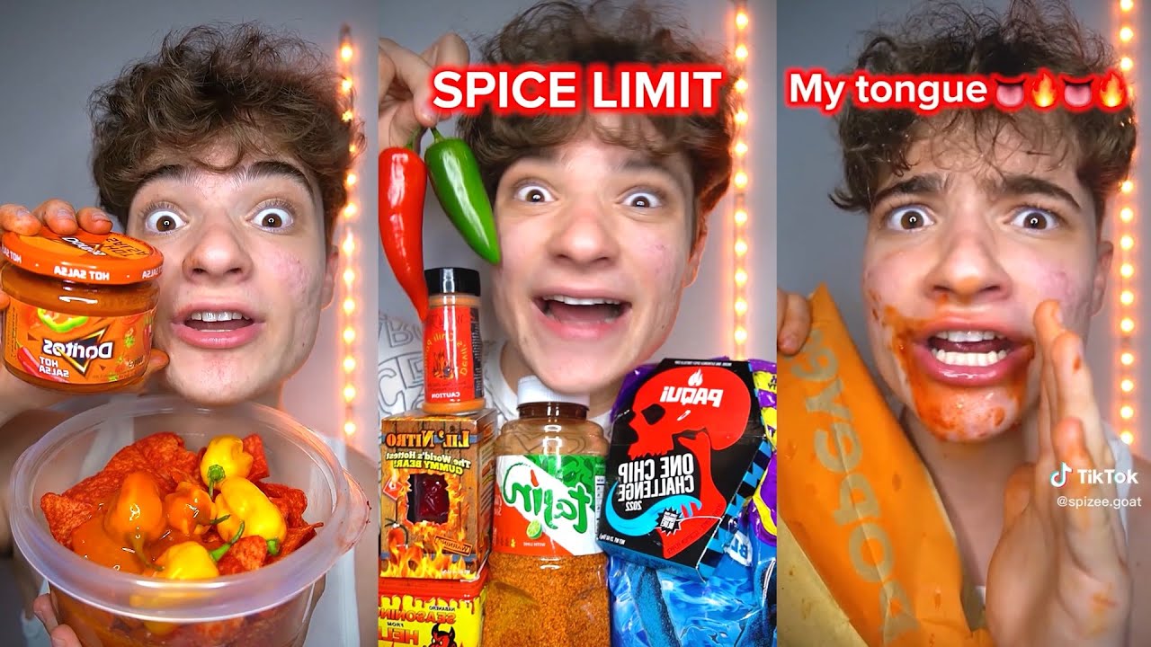 Extreme Spicy Food Challenge By Spizee The Goat | Mukbang & ASMR ...