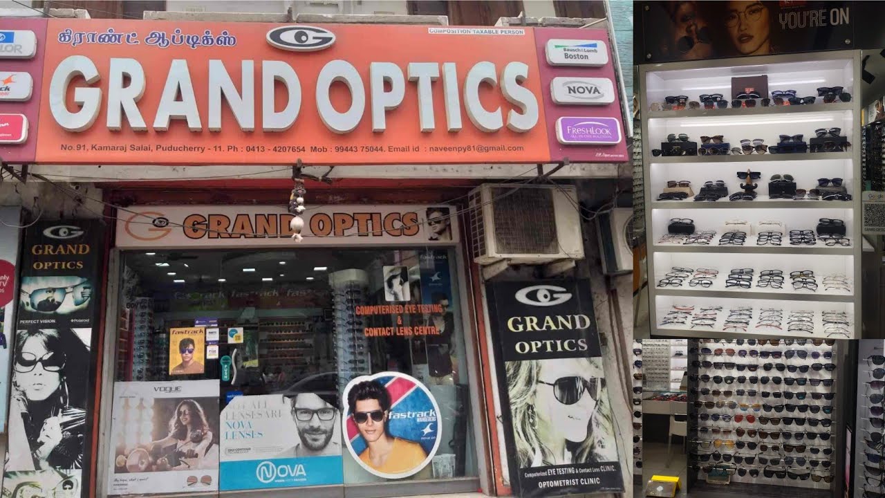 best optical shop in pondicherry quality sun glasses, power lens, frame at low price YouTube