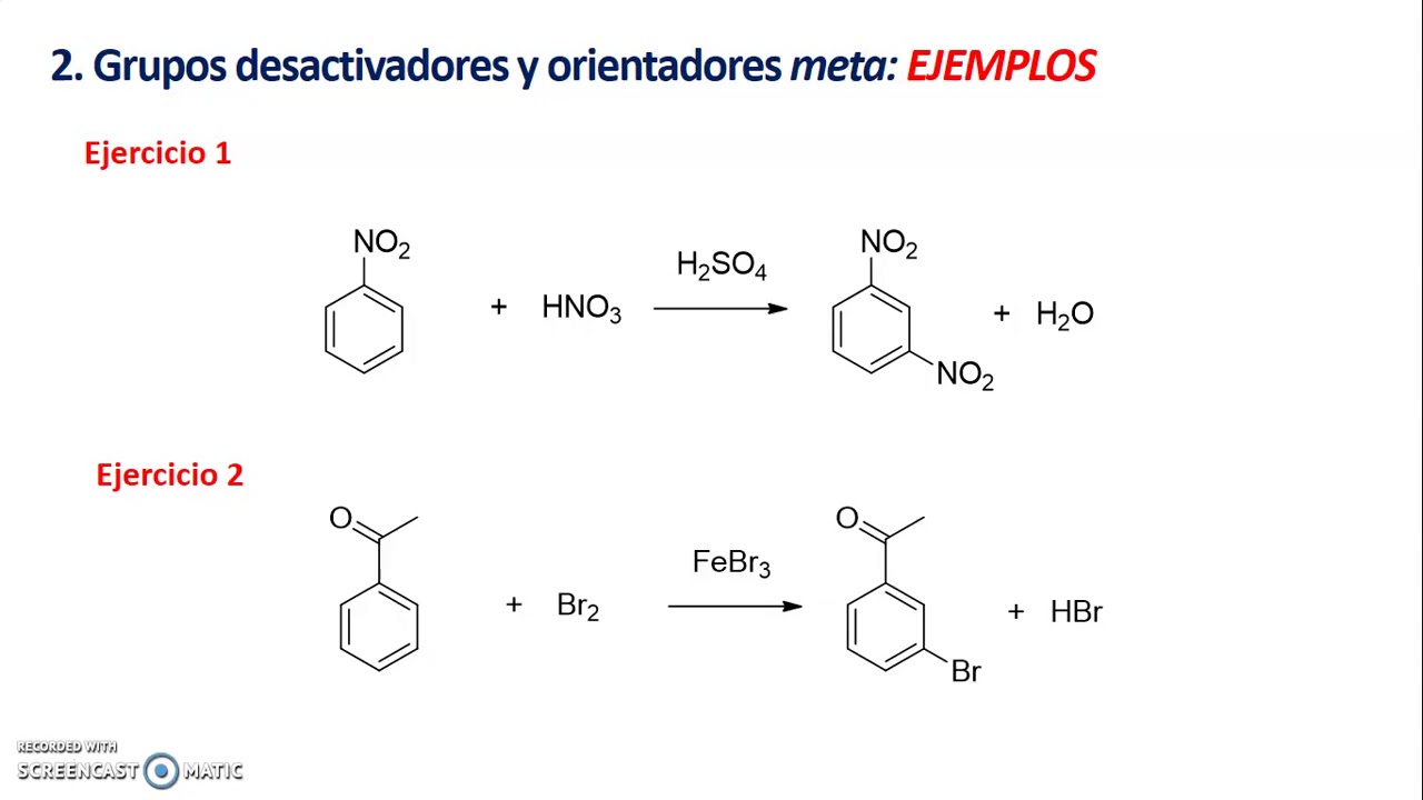 Sustitucion electrofilica aromática La segunda sustitución YouTube