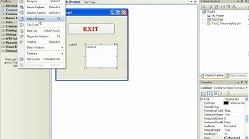1-2- النوافذ الرئيسية vb.net , الصقر www.arba7ak.com