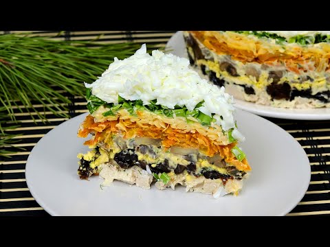 Шикарный САЛАТ на Праздничный Стол. Его ВСЕГДА съедают первым!