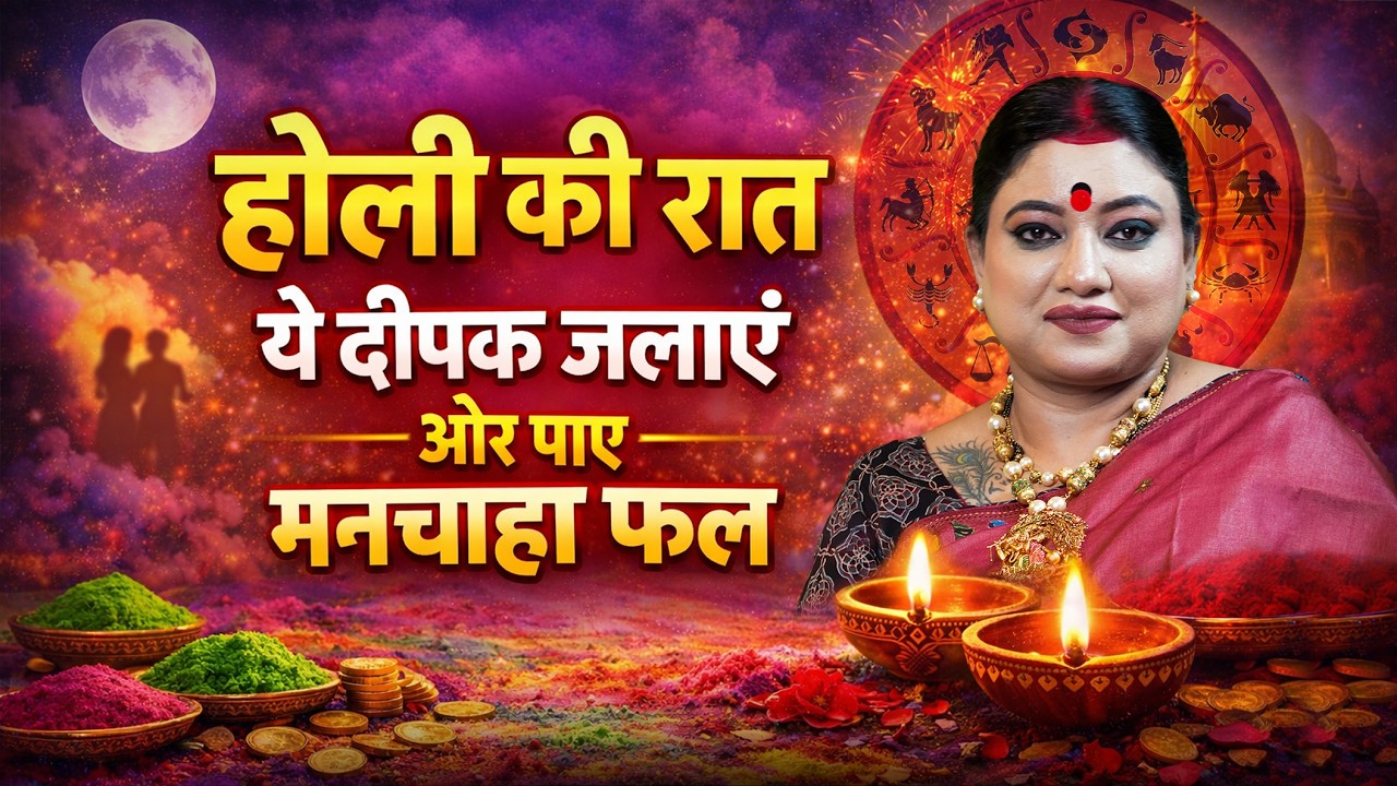 होली की रात ये दीपक जलाएं और पाए मनचाहा फल