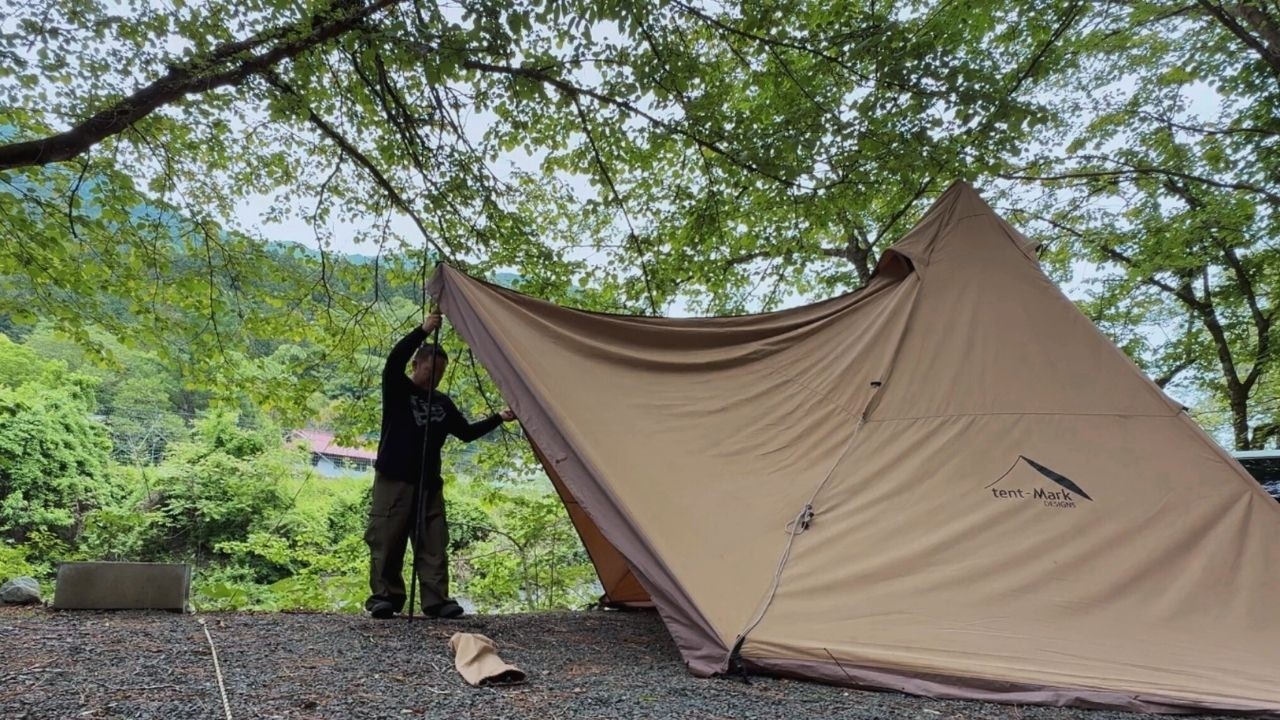 A new campsite in 