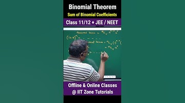 binomial theorem...binomial coefficients #shorts #binomial_theorem #class11maths #11thmaths #jee