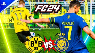 Ronaldo vs. Marco Reus Showdown on FC24" Al-Nasr VS Dortmund game in penalty kicks on FC24 screenshot 1