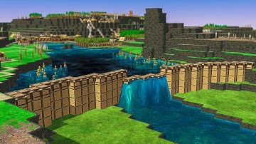 Engineering the SUPER OOPER MEGA UBER DAM in Timberborn!