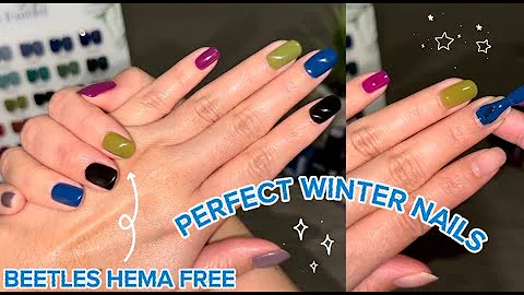 Trying Beetles Hema Free Gel Nail Polish | The Perfect Winter Nails