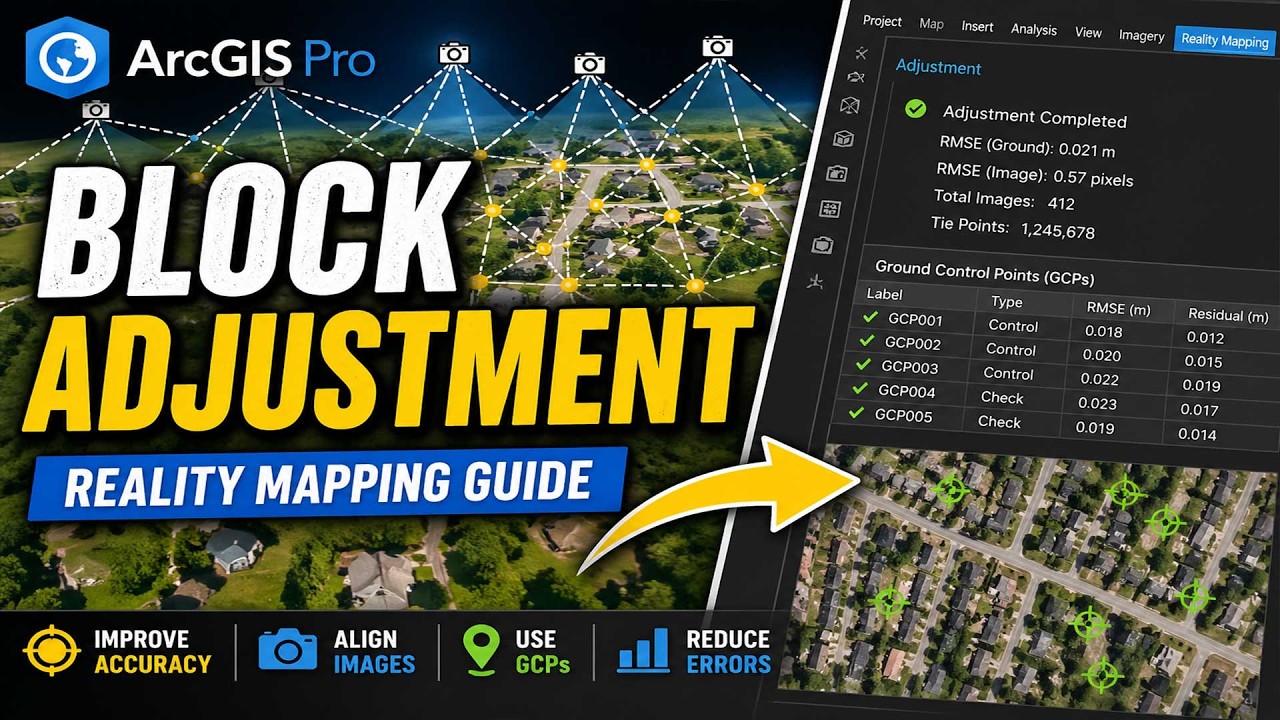 How to Perform Block Adjustment in ArcGIS Pro: A Reality Mapping Guide ...