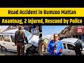 Jammu Kashmir News | Road Accident in Bumzoo Mattan, Anantnag, Two Injured, Rescued by Police | N18V