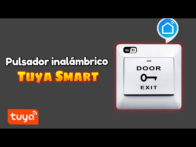 Pulsador físico inalámbrico compatible con la APP Tuya Smart - Smart Life  🛎 