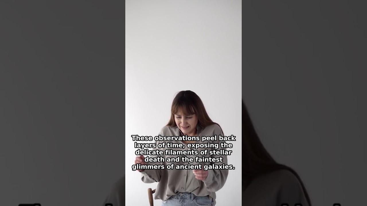 Webb's Stunning Revelation: Cosmic Ghosts and Ancient Light | Cosmos Shorts ✨ #Shorts