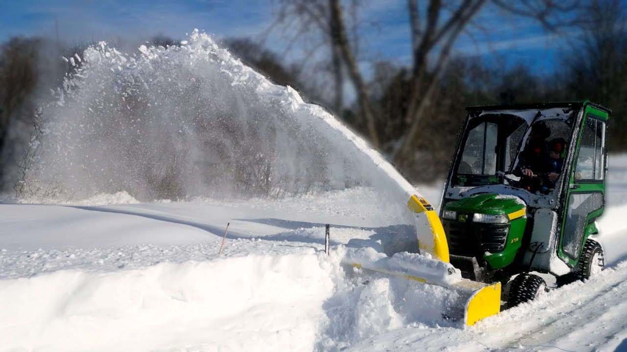 John Deere in a Buffalo Blizzard