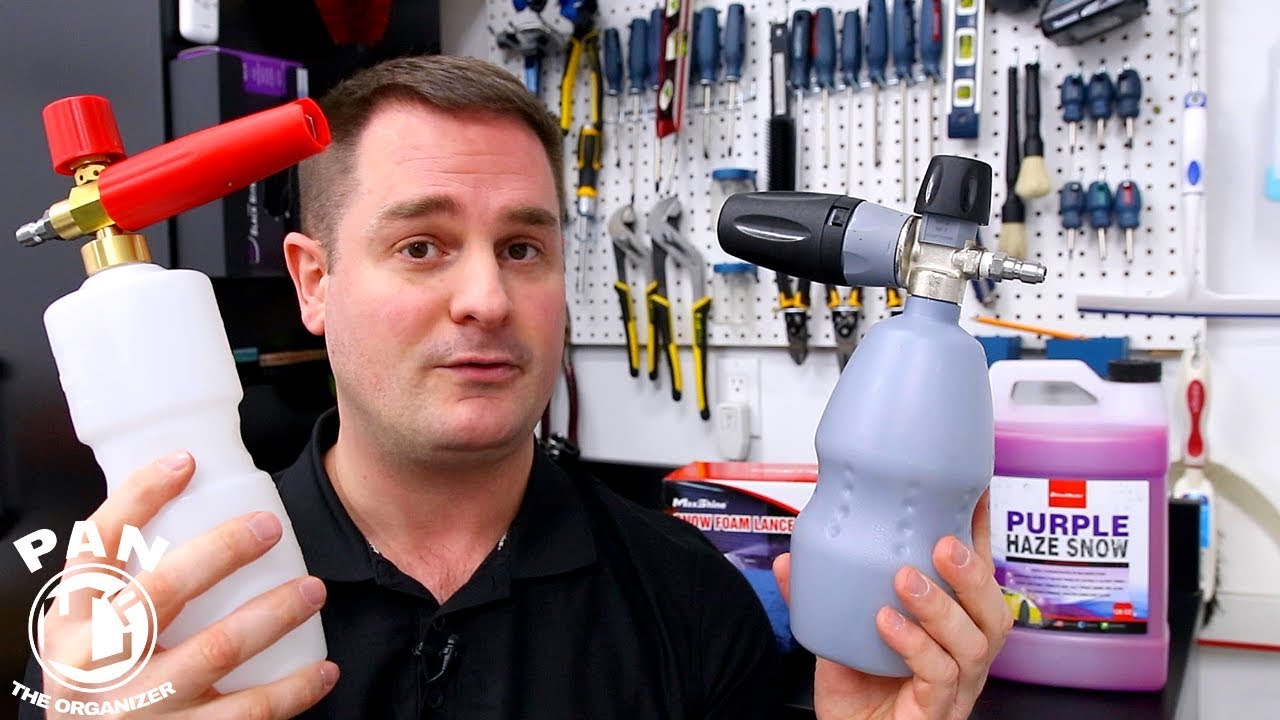 BATTLE OF THE FOAM CANNONS !! MaxShine Foam Cannon vs MTM PF22 !! YouTube