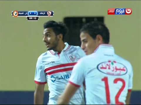كأس مصر 2016 احمد بوسكا حارس مرمي ش الضبعه ينقذ هدف الزمالك الاول من محمد ابراهيم
