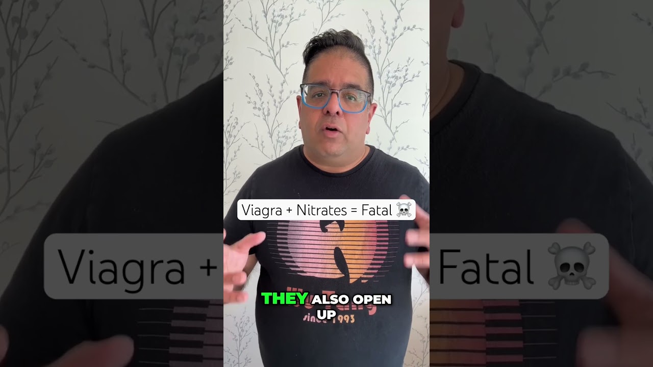 Dangerous Drug Interaction: Viagra, Cialis and Nitrates Explained #healthtips #wellness