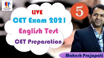CET Exam 2021 | 10th English Grammar Test | Mahesh Prajapati