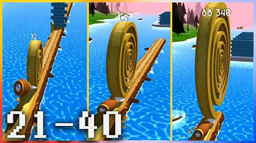 Spiral Roll - Gameplay Walkthrough - Levels 21-40
