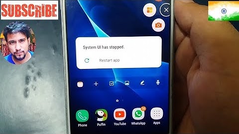 system ui has stopped problem solved while using screen recorder 2017