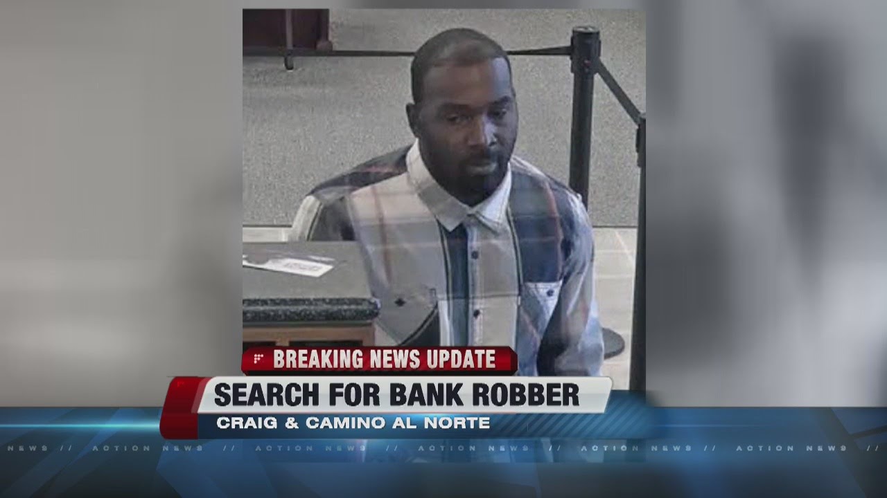Police seeking North Las Vegas bank robbery suspect - YouTube