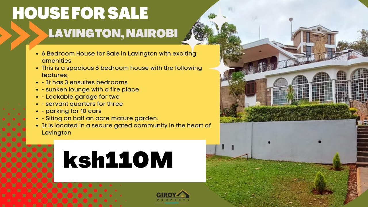 6 Bedroom House for Sale in Lavington with exciting amenities