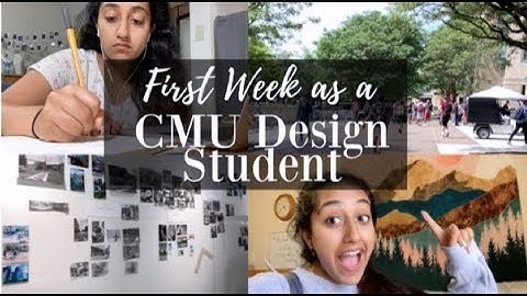 First Week as a CMU Design Student