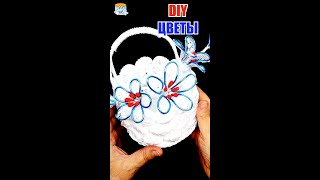 Как создать удивительные цветы из тюли и проволоки своими руками #diy #craft #art